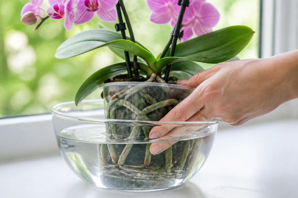 comment arroser des orchidées