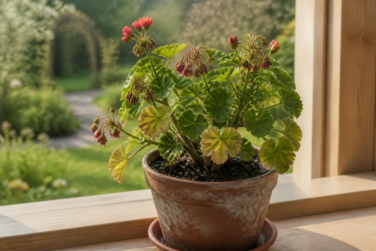 pourquoi mon géranium ne fleurit plus