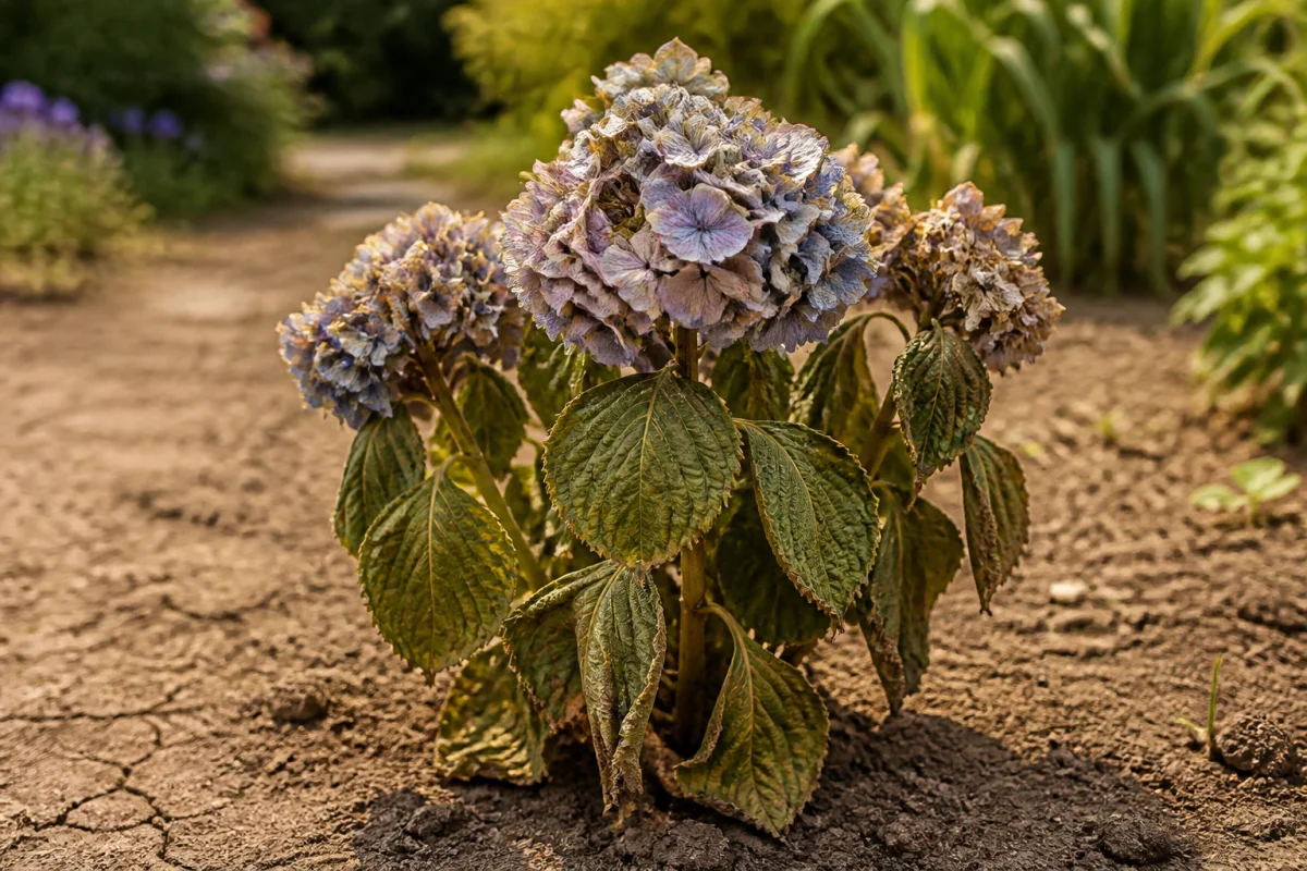 comment sauver un hortensia