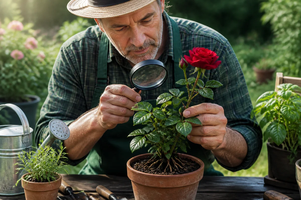 comment sauver un rosier